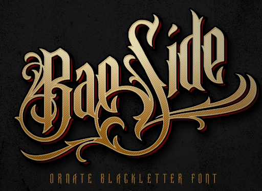 BaeSide Ornate Blackletter by StockMamba