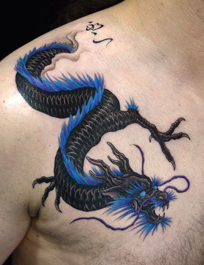 East Asian Dragon Tattoo