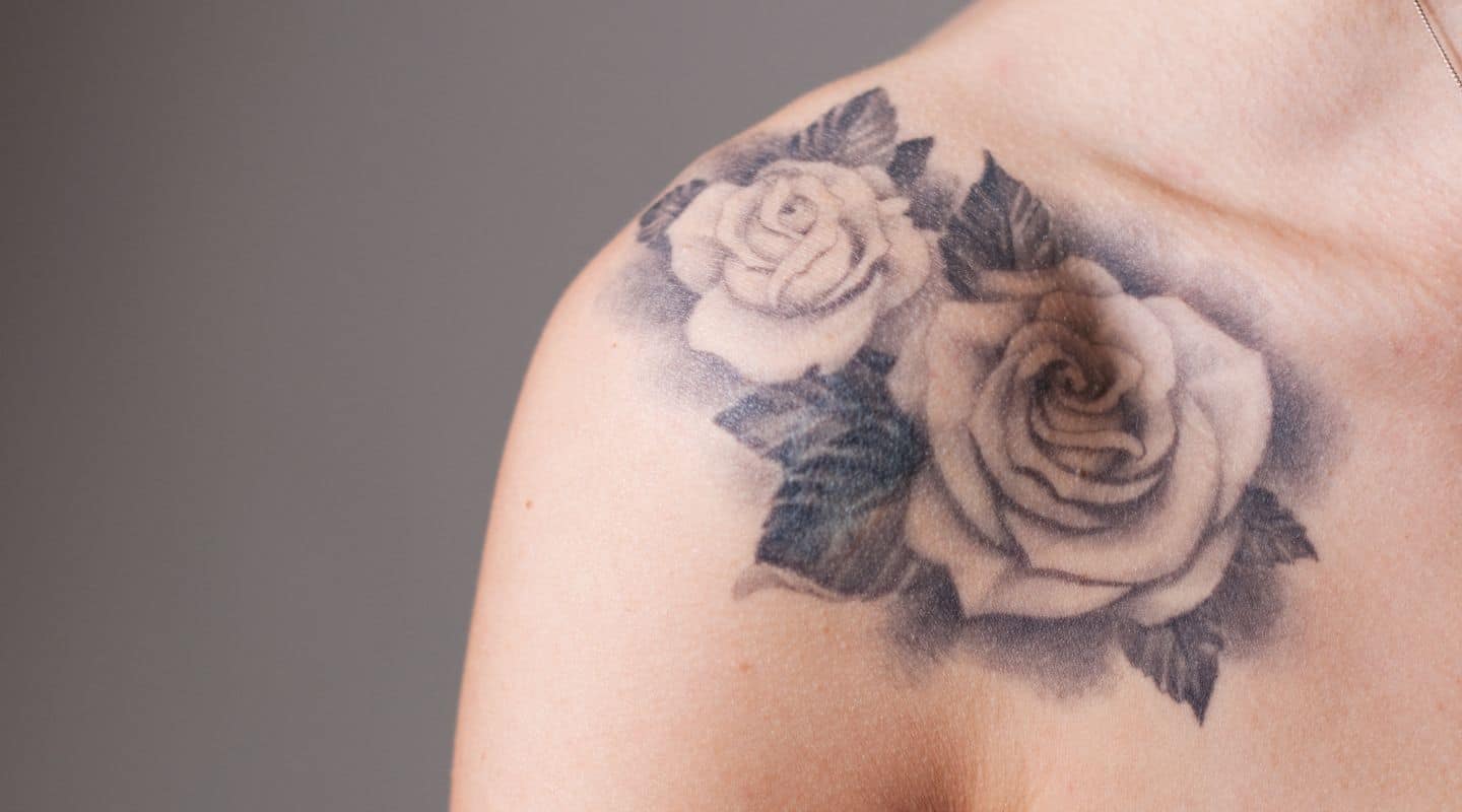 Floral Shoulder Tattoos