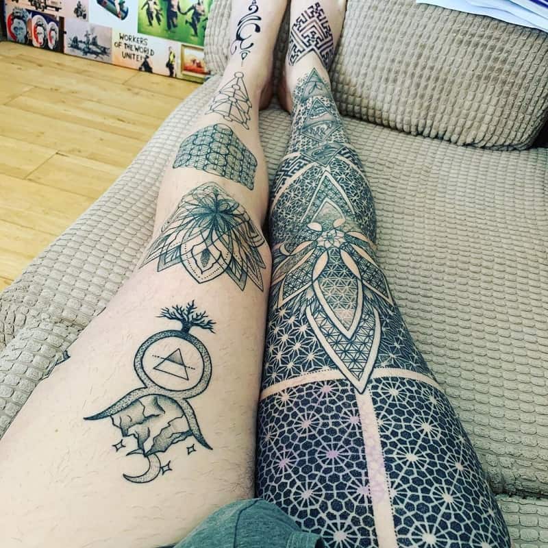 Leg Sleeve tattoo ideas