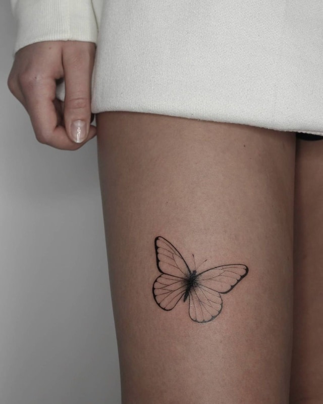 Minimalist Leg Tattoos