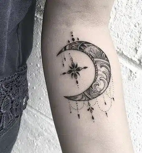 Moon Tattoos for women