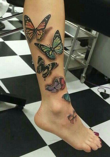 Multiple butterfly tattoo ideas