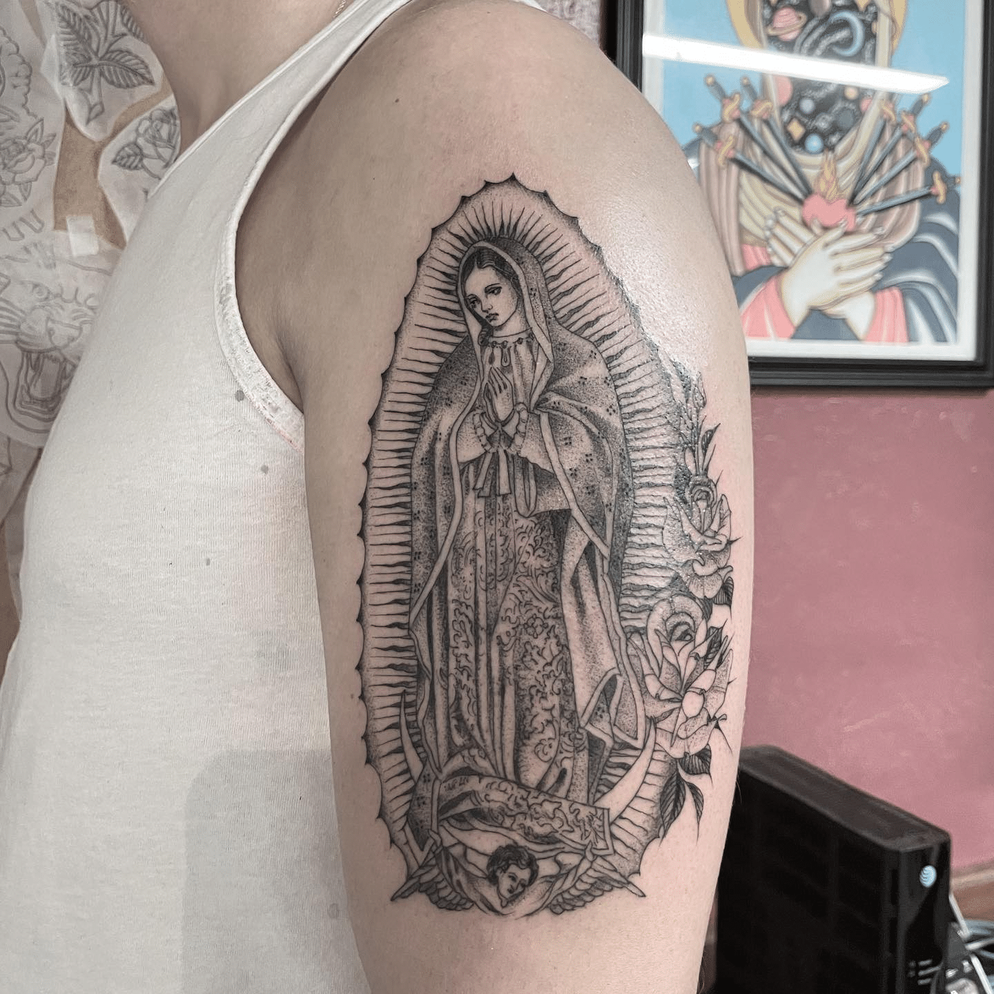 Religious Tattoo ideas on arm