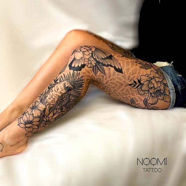 Sexy Leg tattoo ideas