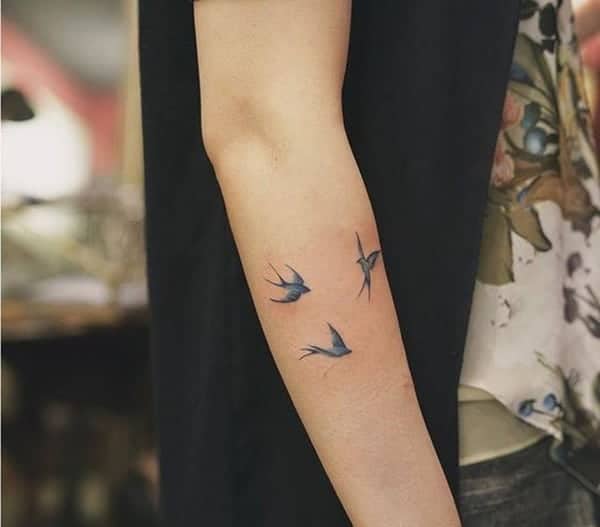 Small Swallow Tattoo