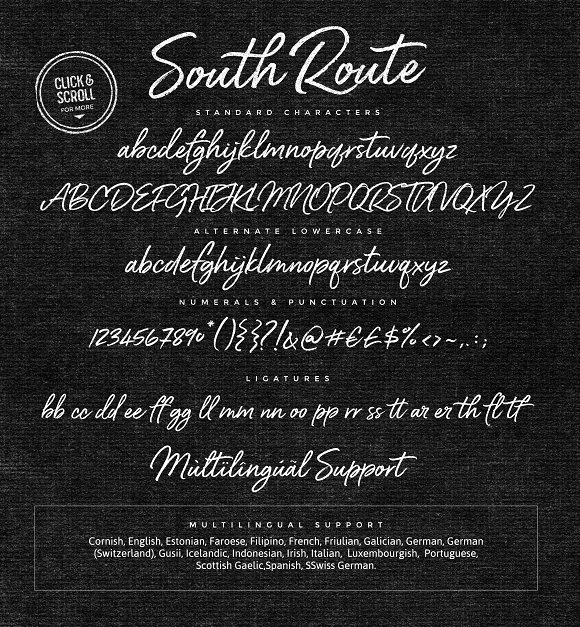 South Route Font Duo