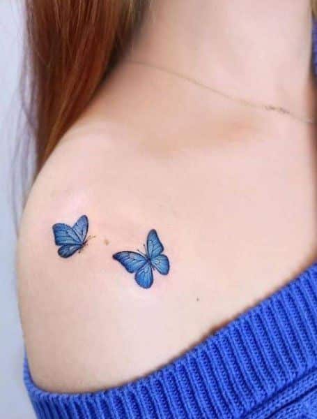 Tiny Butterflies tattoo