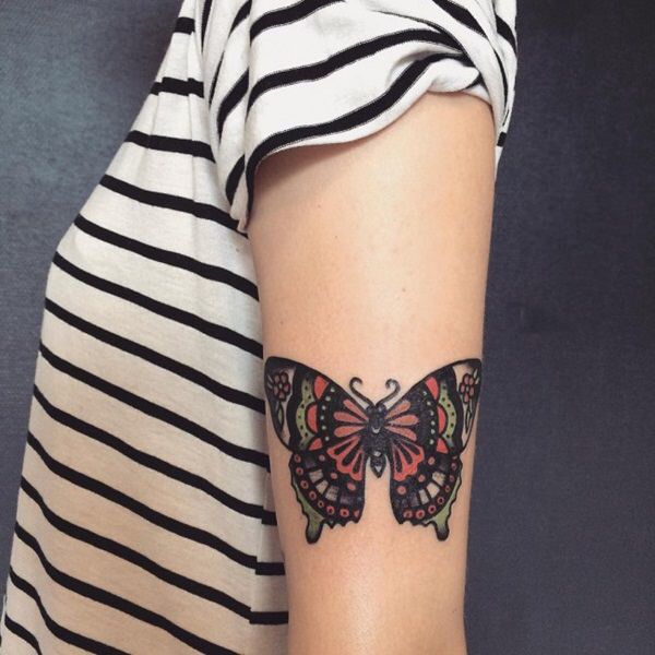 Traditional butterfly tattoo ideas