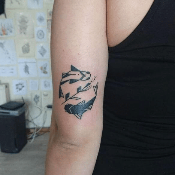 Yin Yang Fish Tattoo