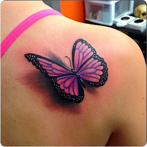 thick butterfly tattoo ideas