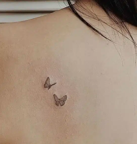 Butterfly back tattoo