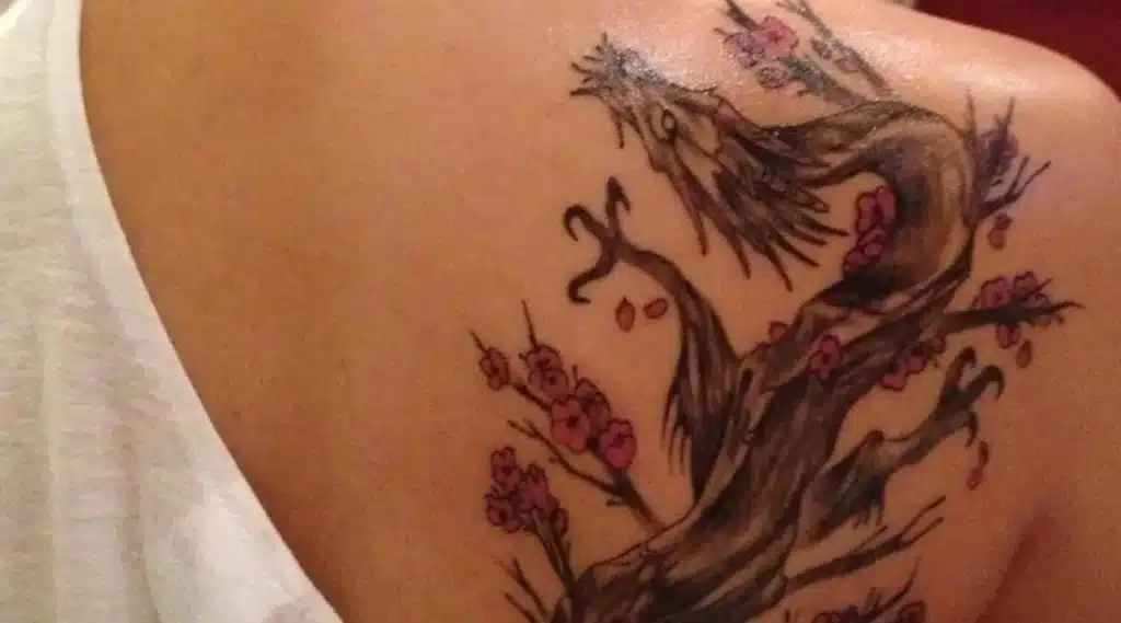 Dragon Cherry Blossom Tattoo featured image
