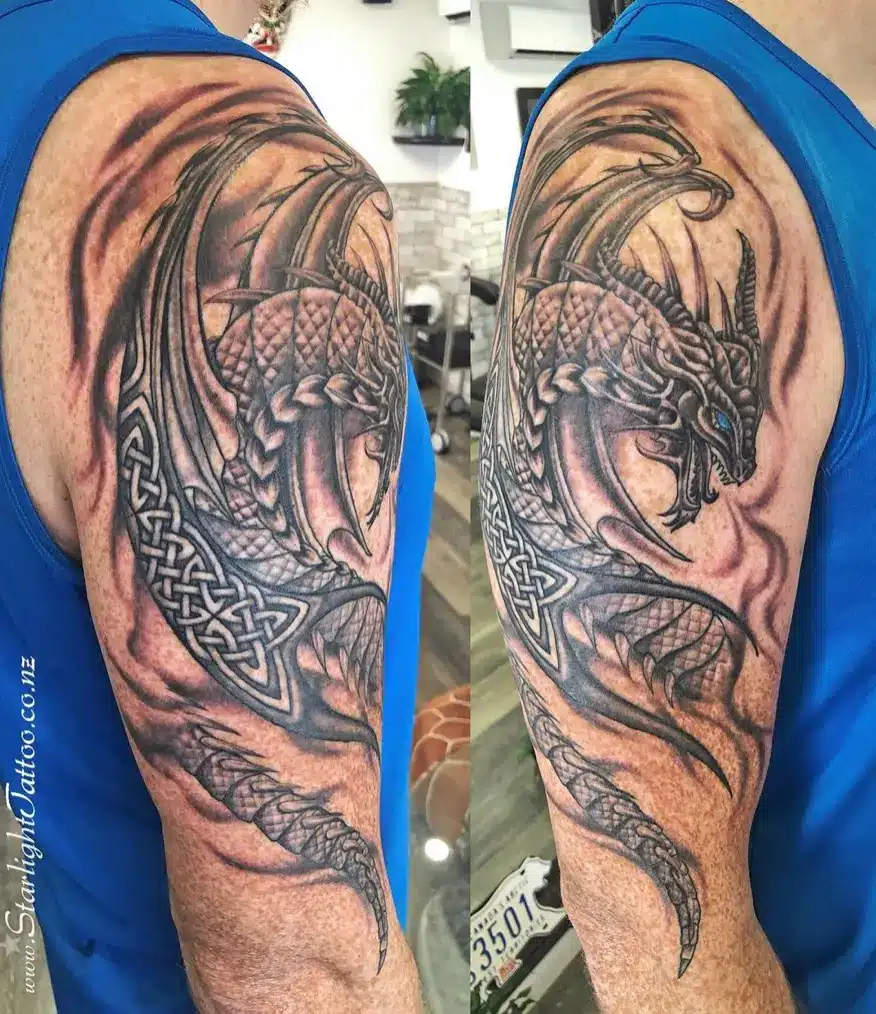 Fierce dragon tattoo ideas