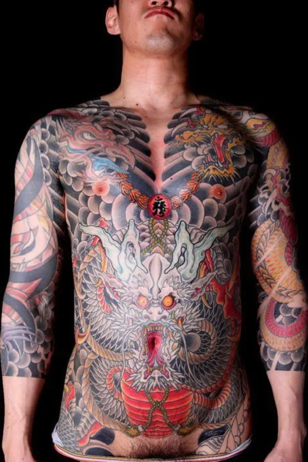 Full-scale Chest Tattoo