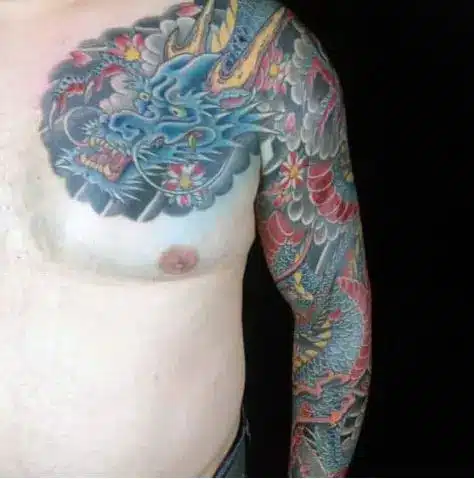 Japanese Dragon Sleeve Tattoos