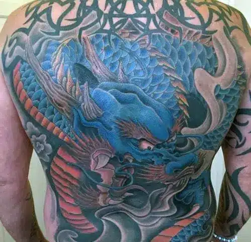 Modern Japanese Dragon Tattoo