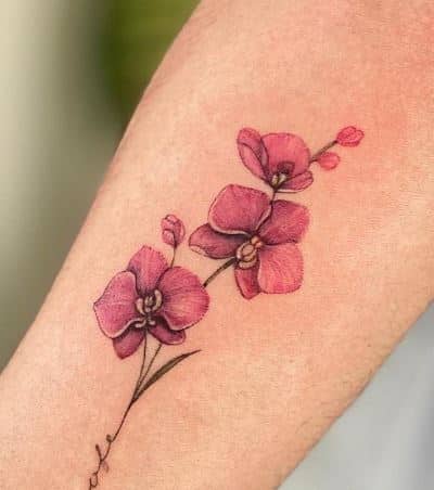 Orchids Tattoo Designs