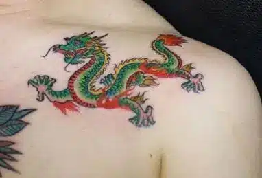 Small Japanese Dragon Tattoo