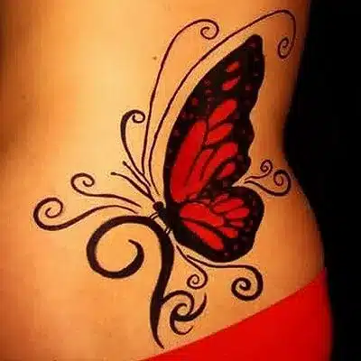 Tribal butterfly tattoo featured image