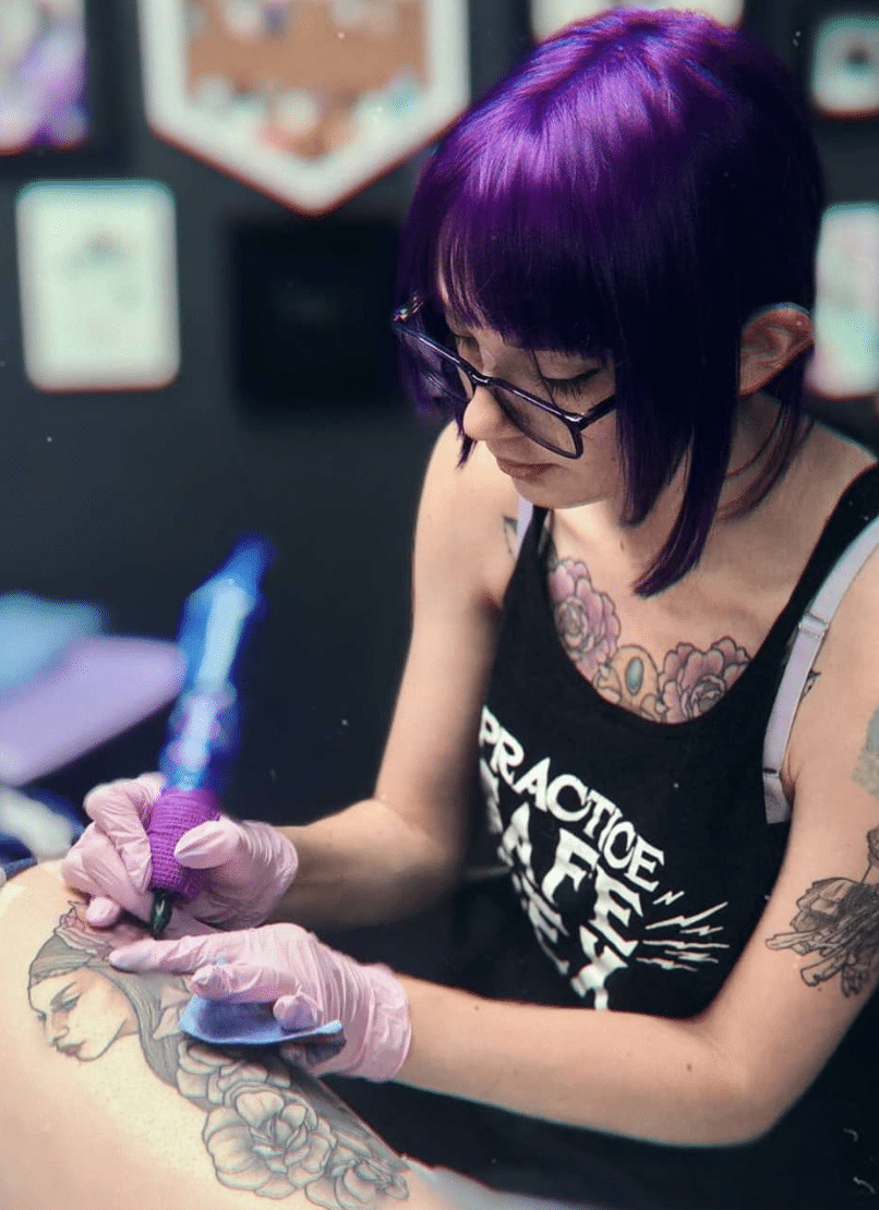 Trinity Renee tattoo artist