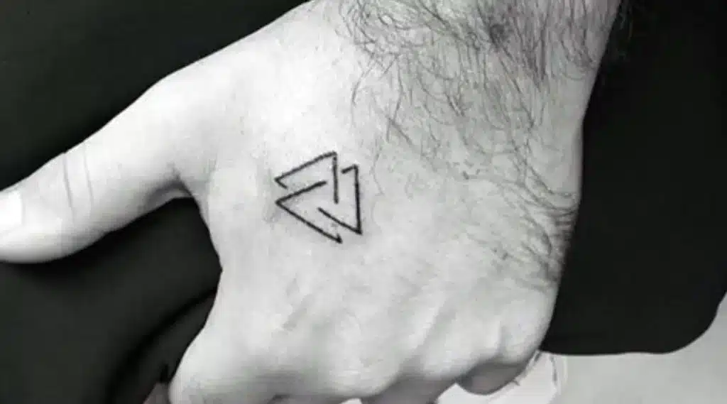 What does a triangle tattoo mean
