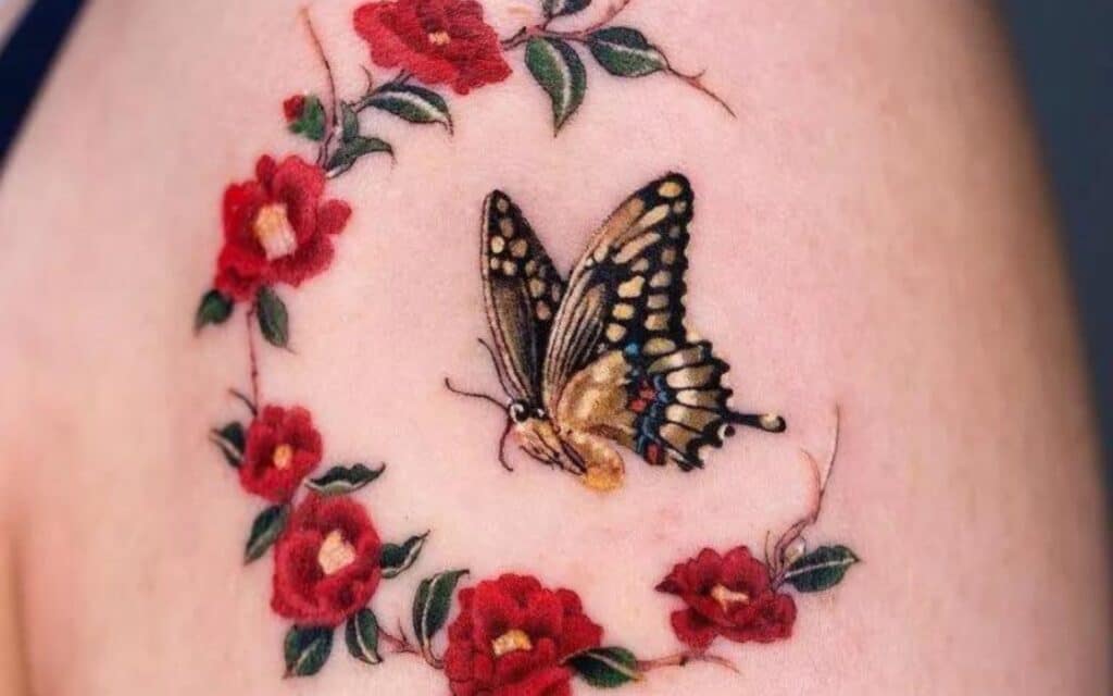 Yellow Butterfly Tattoo featured image