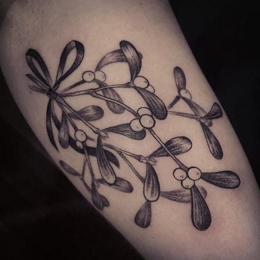 Mistletoe Tattoos idea
