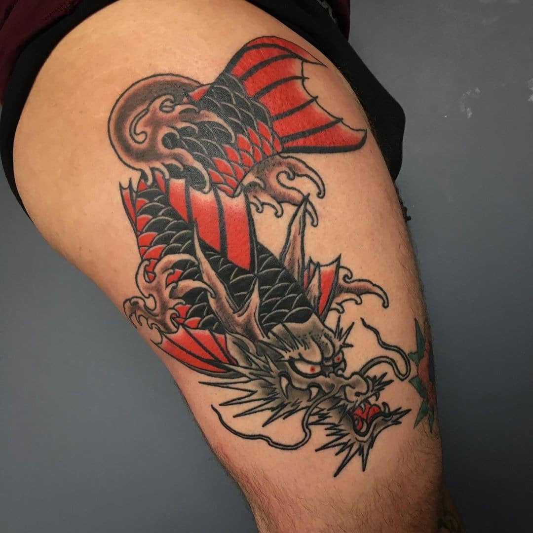 Meaning Behind the Koi Dragon Tattoo