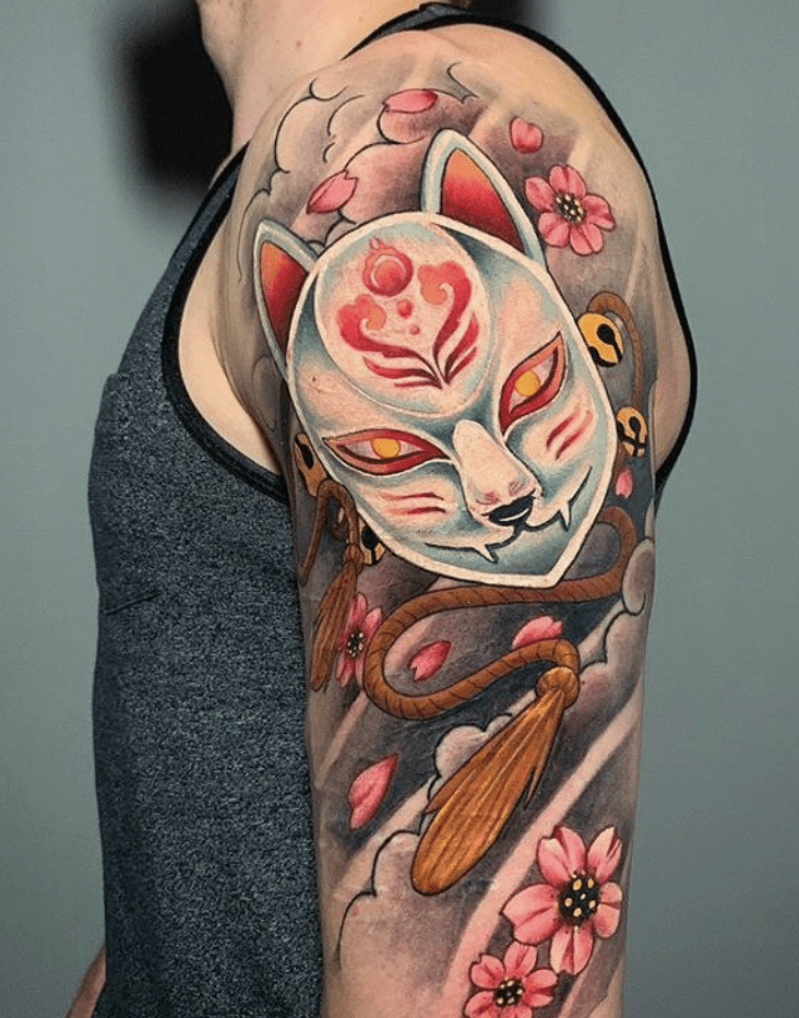 Kitsune Mask Tattoo Ideas