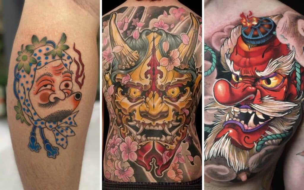 best Japanese Mask Tattoo Ideas featured image