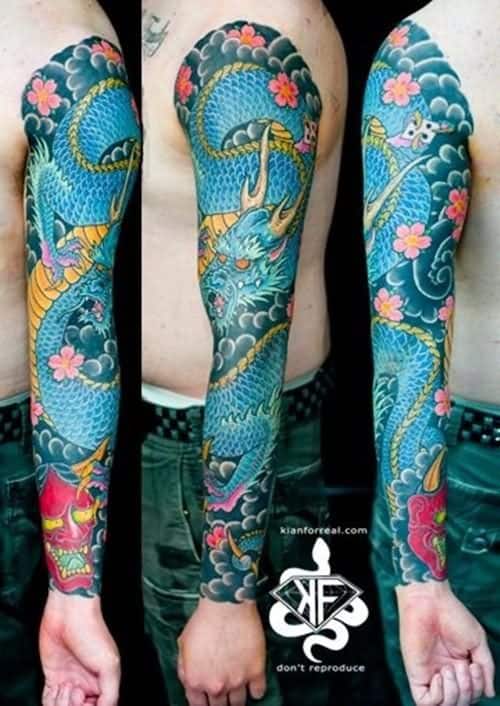 Arm and Leg dragon tattoo ideas