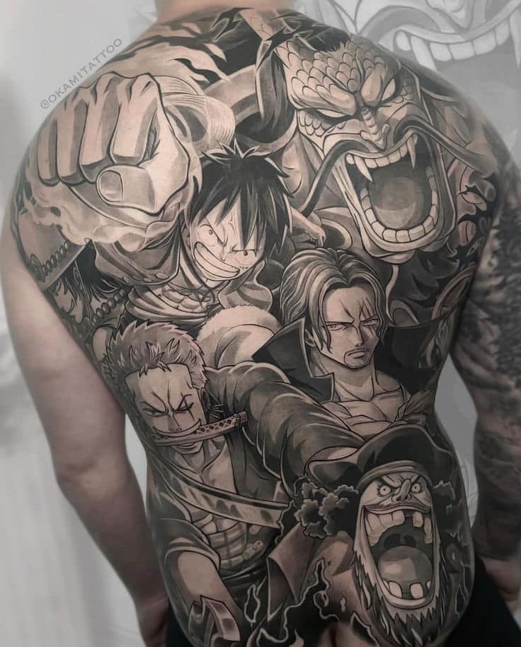 Different Characters Tattoo