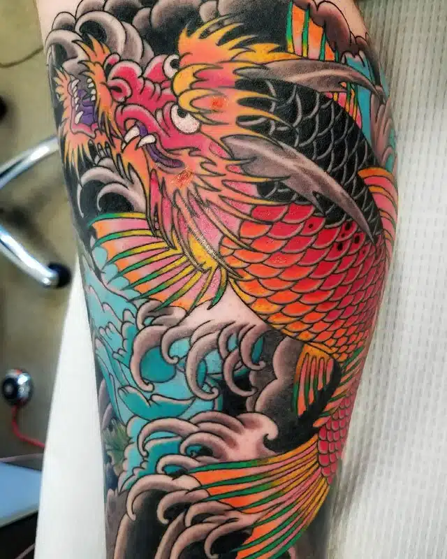 Dragon Fish Tattoo