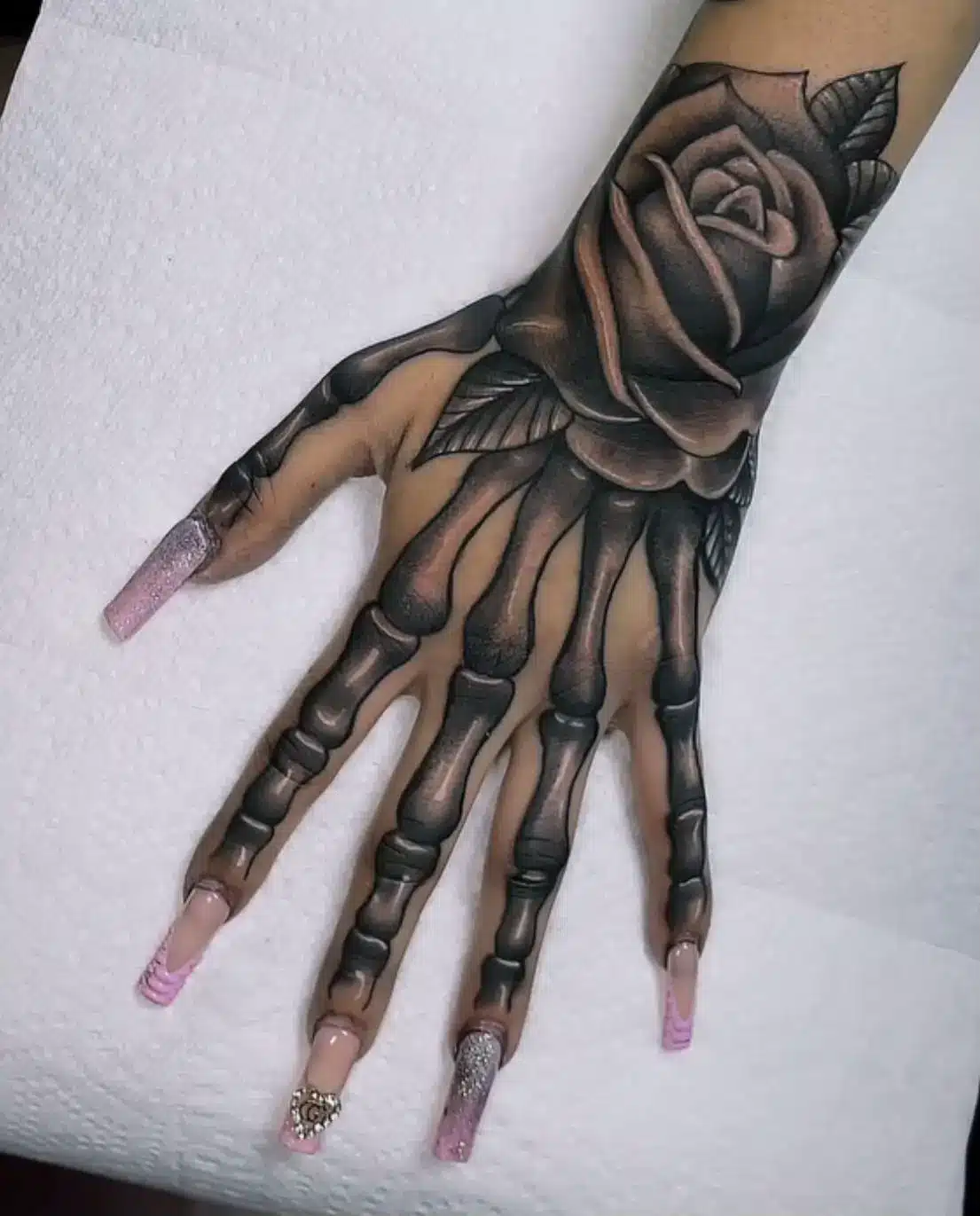 Entire Hand Tattoo