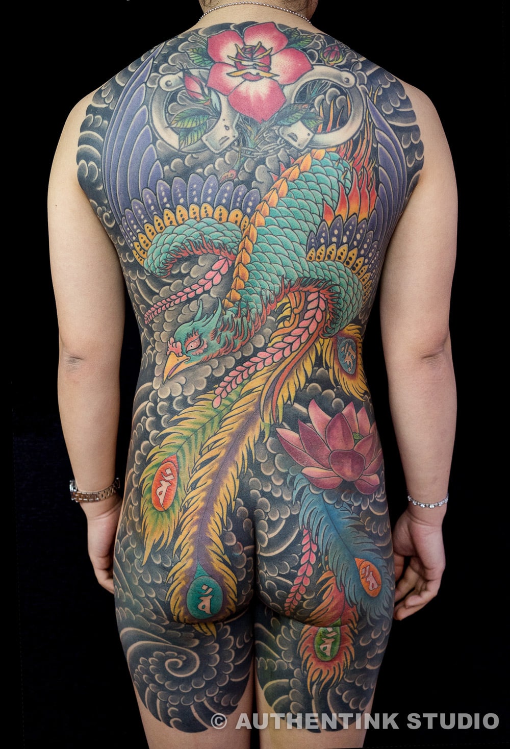 Full Japanese Phoenix Tattoo