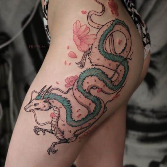 Haku Spirited Away Dragon Tattoo