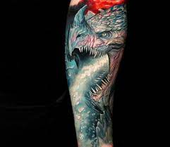 Ice Dragon Tattoo