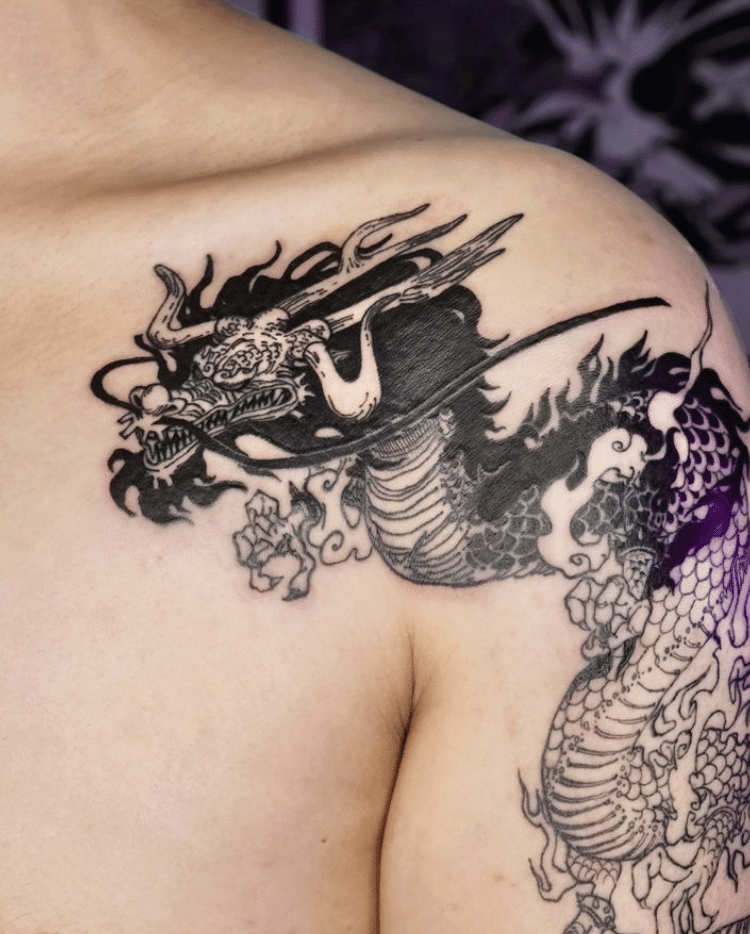 Japanese Anime Dragon Tattoos