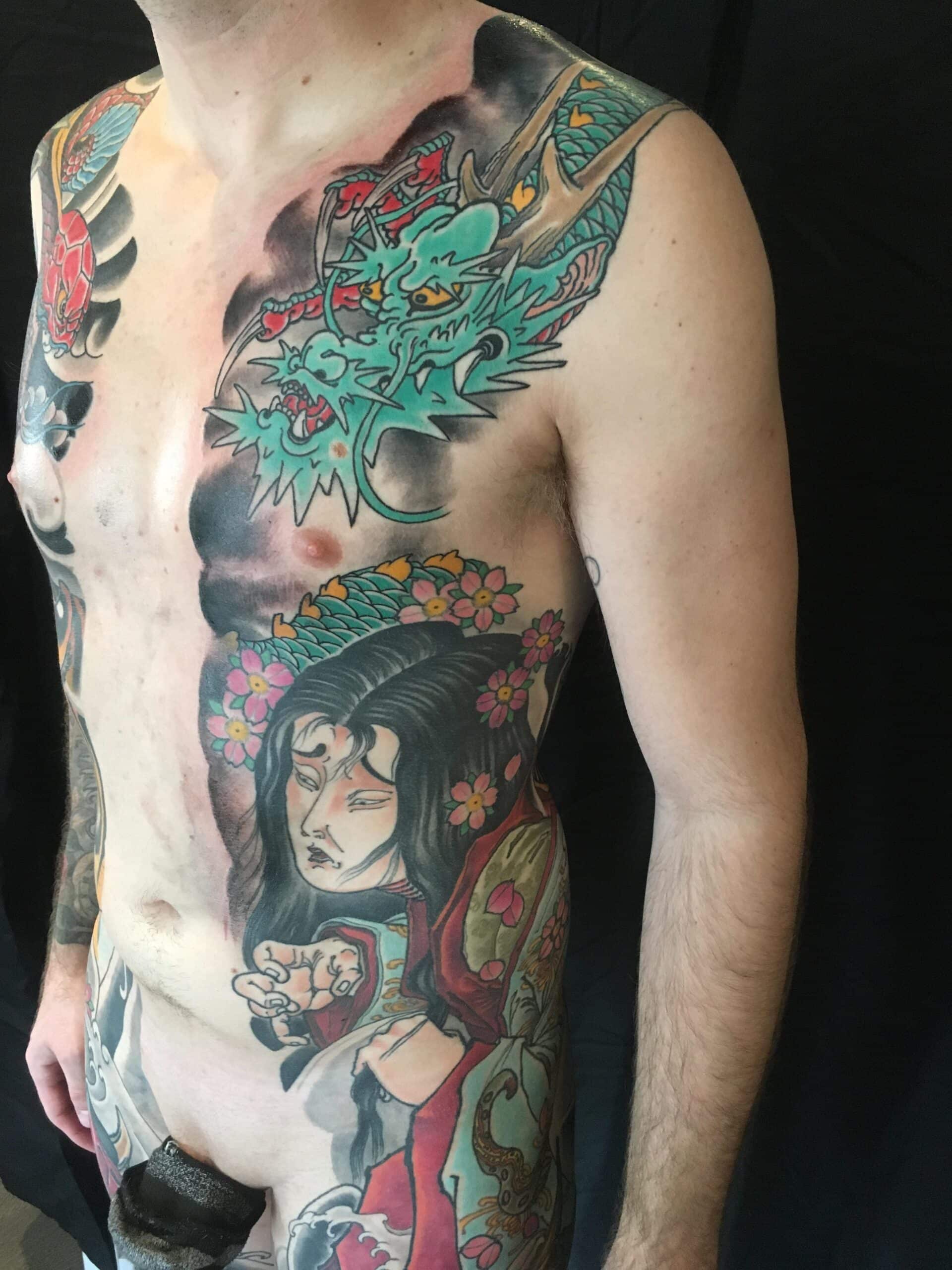 Kiyohime Dragon Tattoo