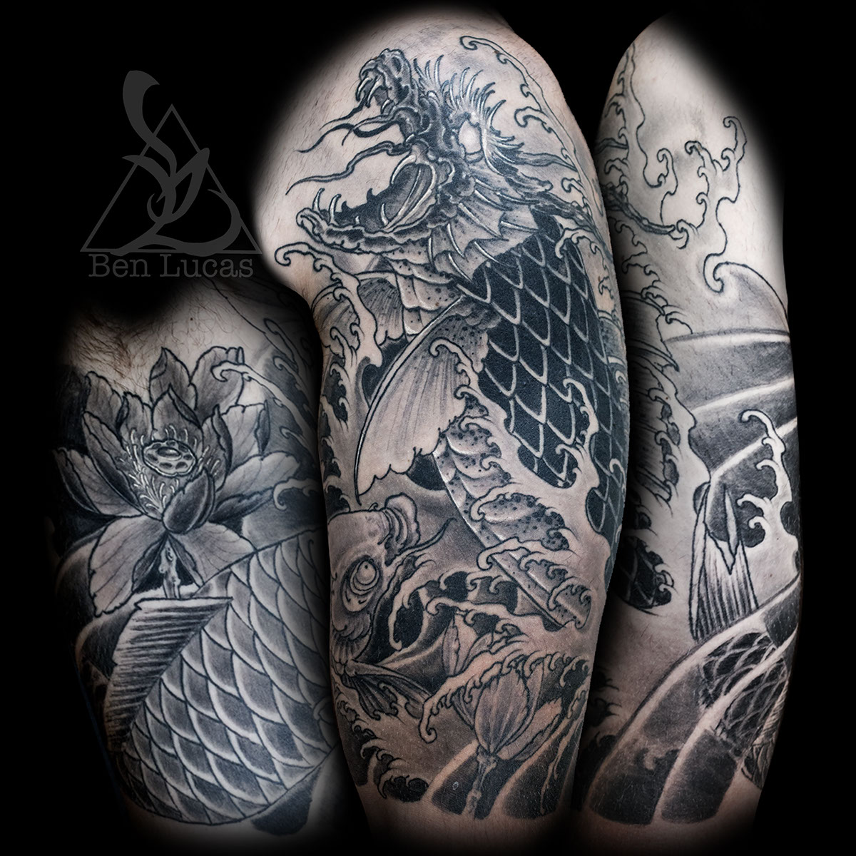 Koi-Dragon Tattoo