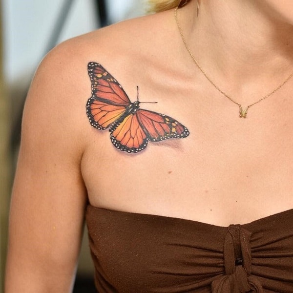 Monarch Butterfly Tattoo Ideas