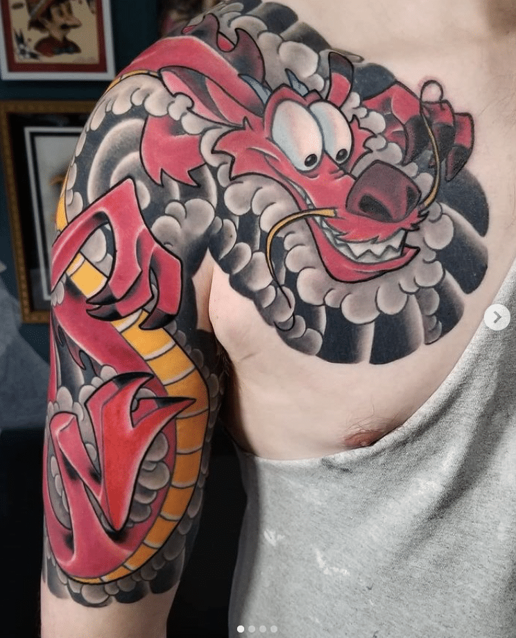 Mushu Dragon Tattoo