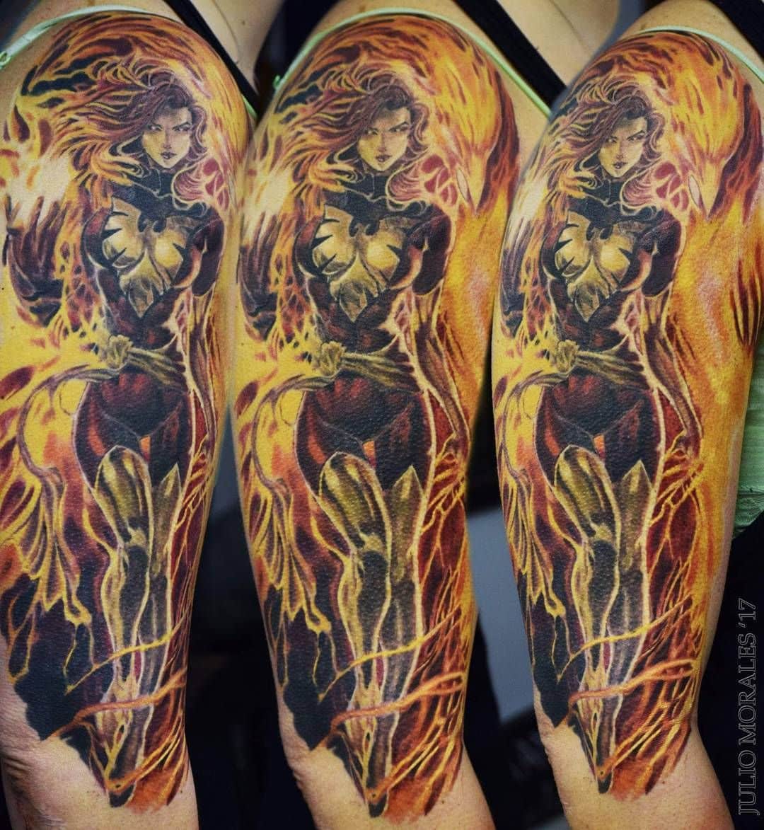 Phoenix X-Men Tattoo