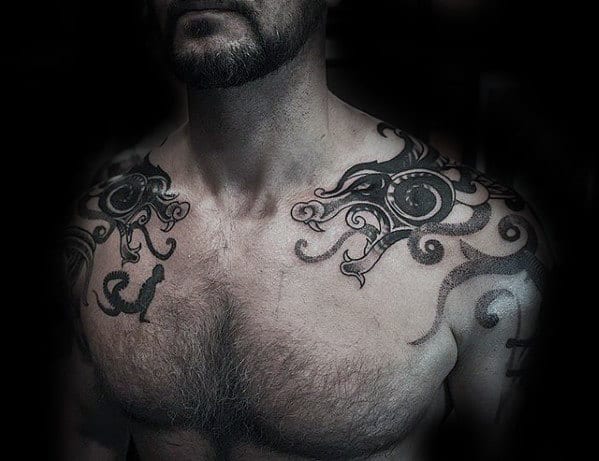 Shoulder With European Dragon Tattoo