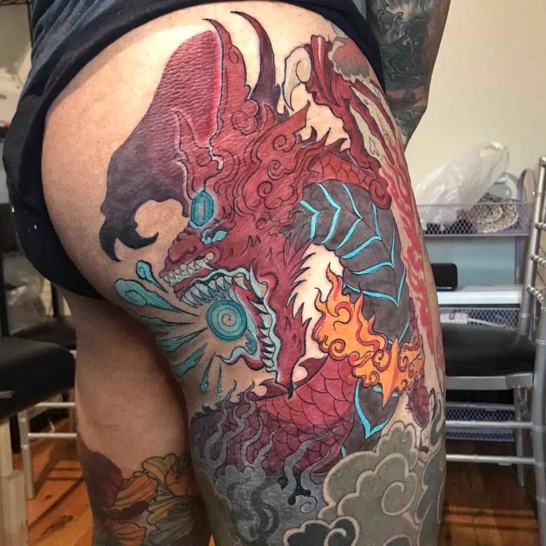 Slifer the Sky Dragon Tattoo