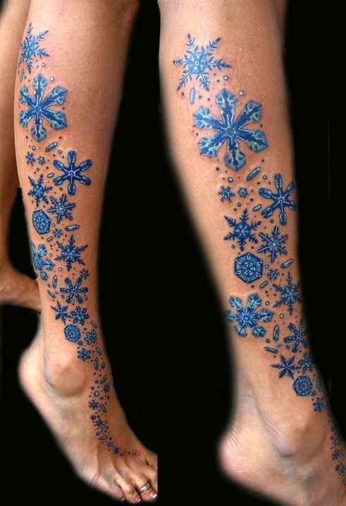 Snowflake tattoos