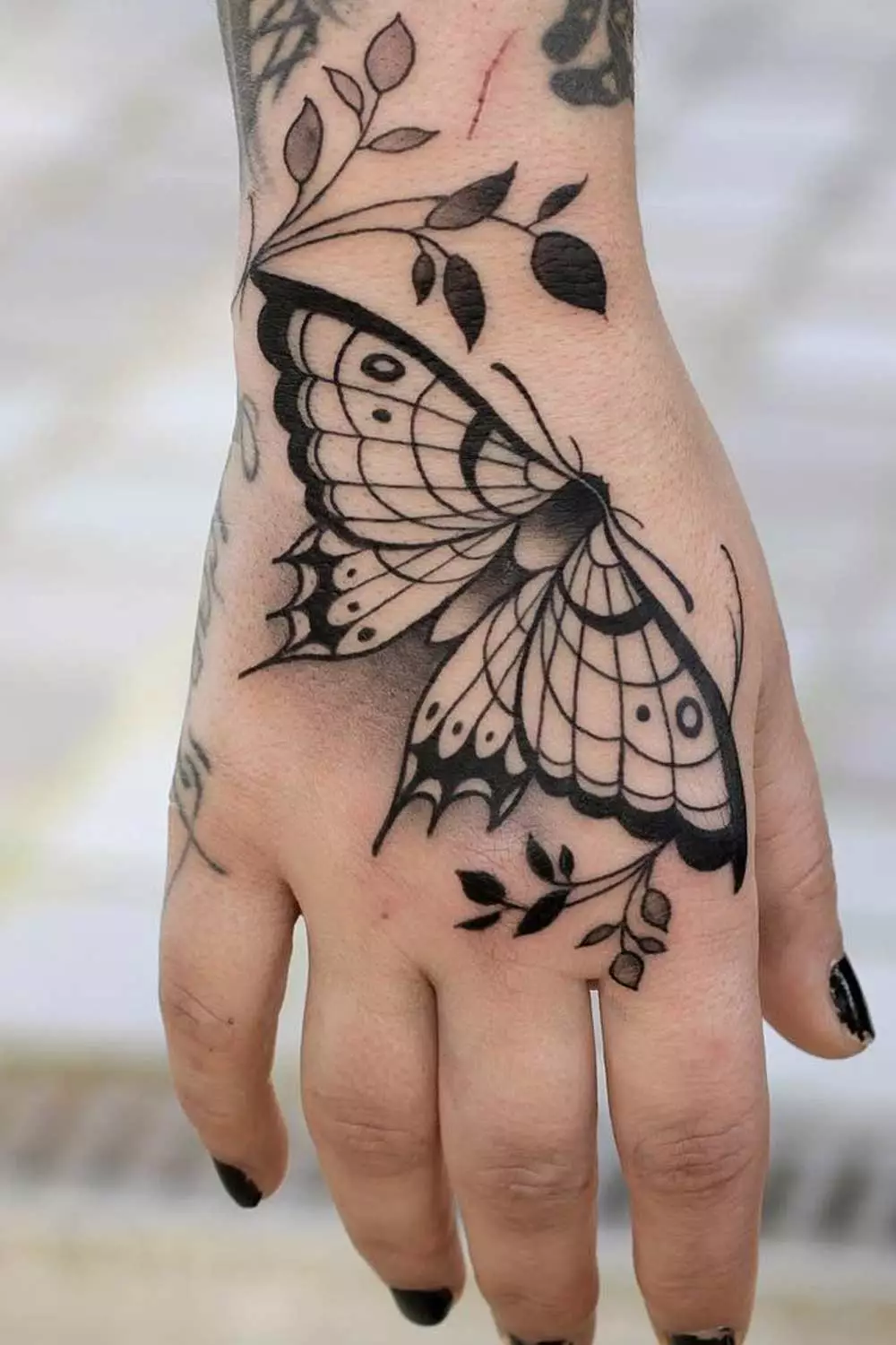 Traditional Butterfly Tattoos