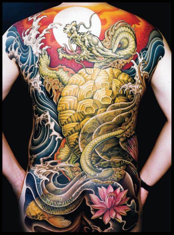 Turtle Dragon Tattoo Idea