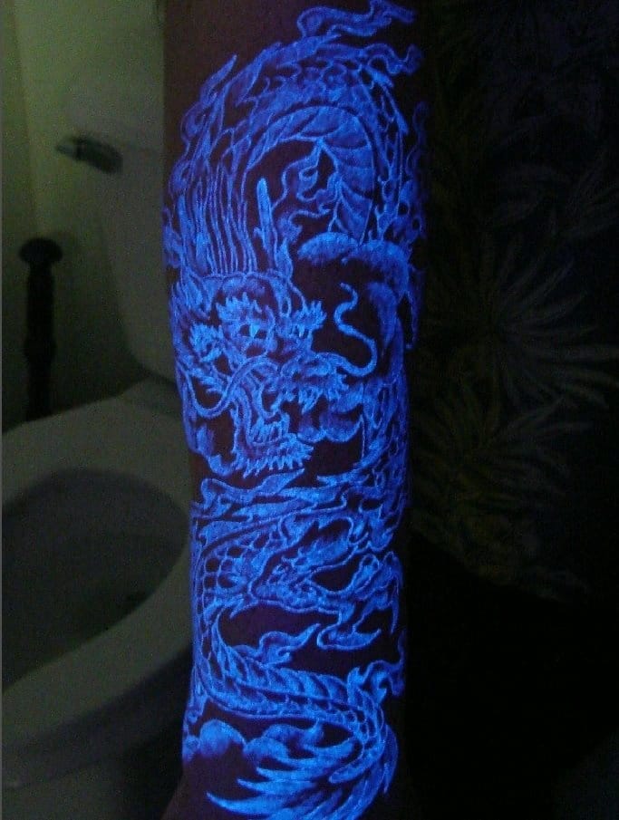UV Dragon Tattoo